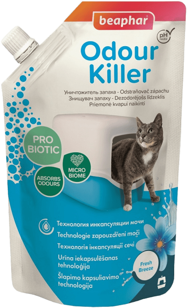 Odstraňovač zápachu pro kočičí toalety Beaphar Odour Killer  400g