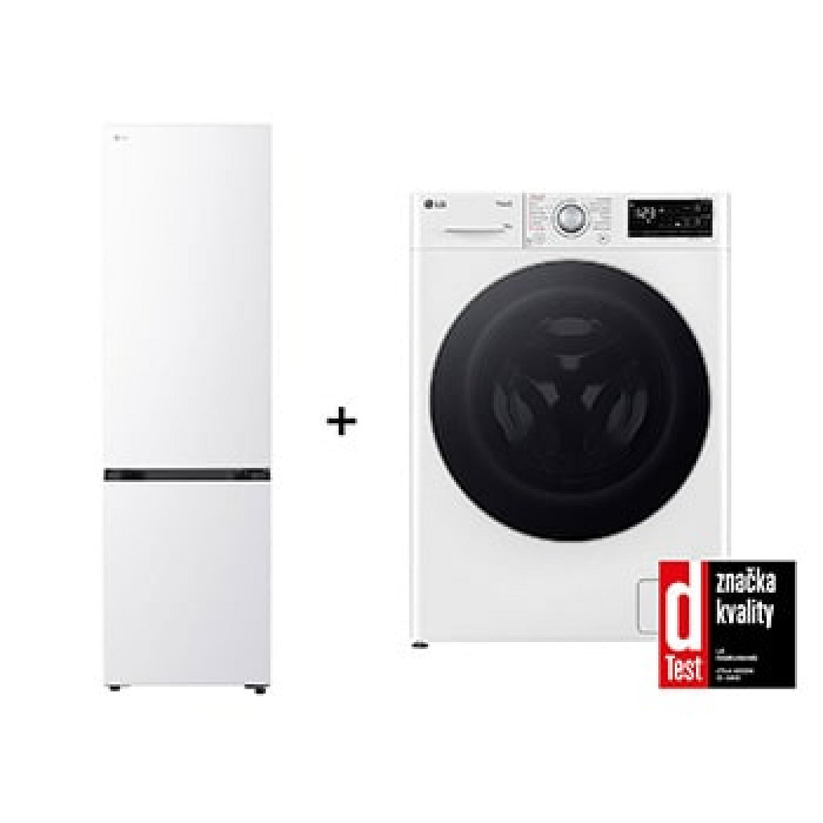 SET - LG Chadnička GBBS322BSW + LG Pračka FASR3A04WS
