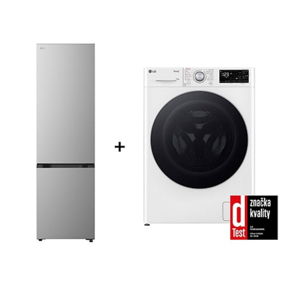 SET - LG Chadnička GBBS322BPY + LG Pračka FASR3A04WS