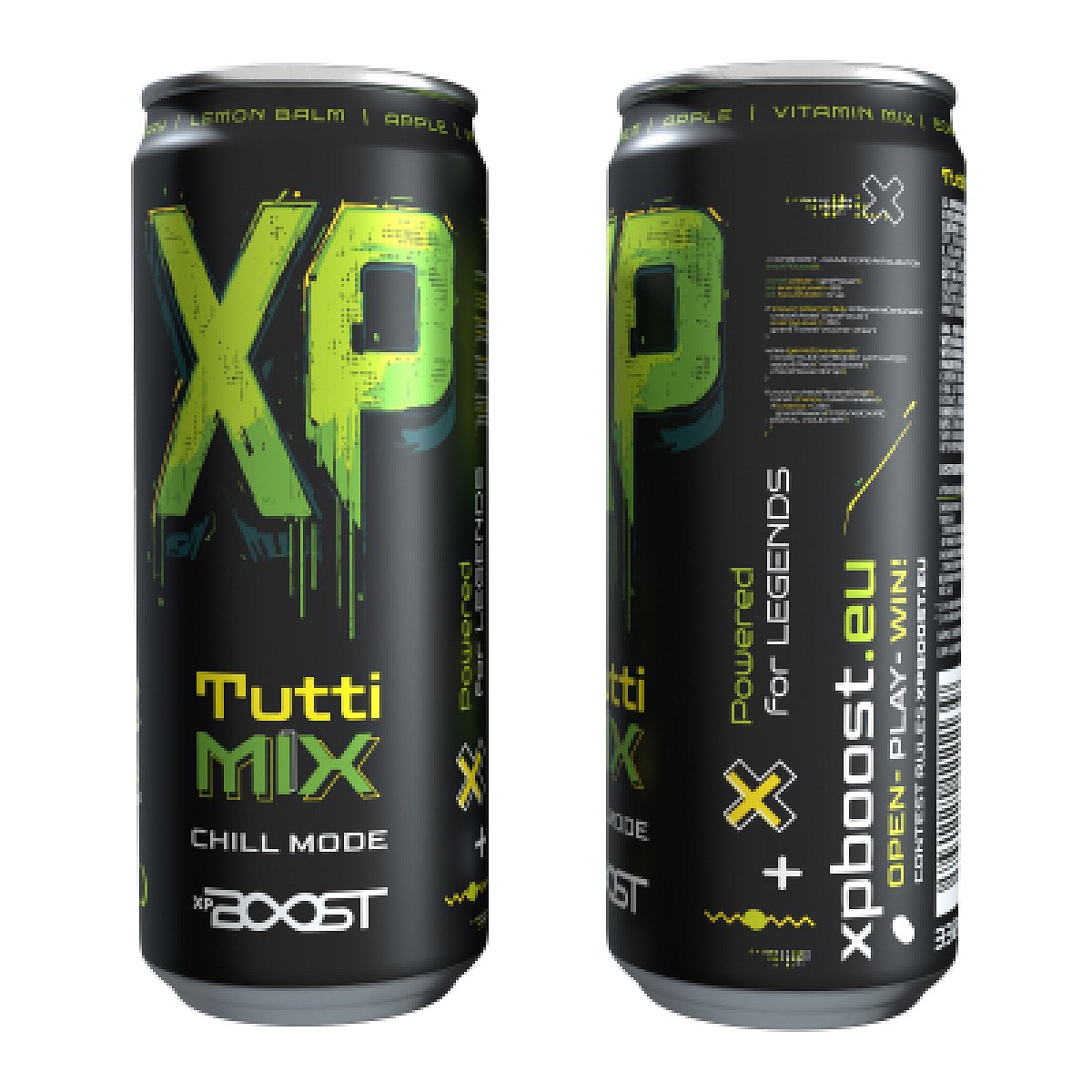 XP BOOST drink - dětský bylinný nápoj Tutti mix 330ml