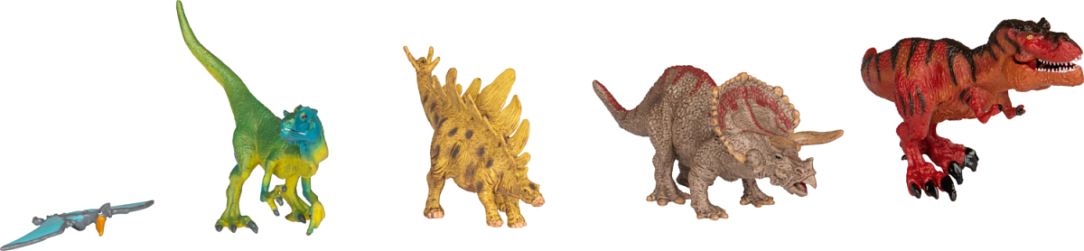 Lupilu® Sada figurek S, 5dílná (dinosauři)