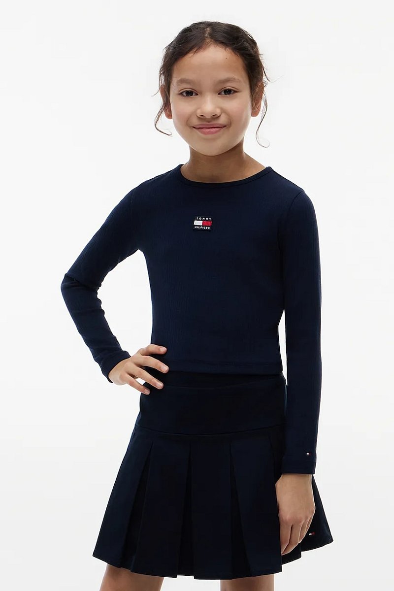 Tommy Hilfiger  tričko s dlouhým rukávem dětské s bavlnou
