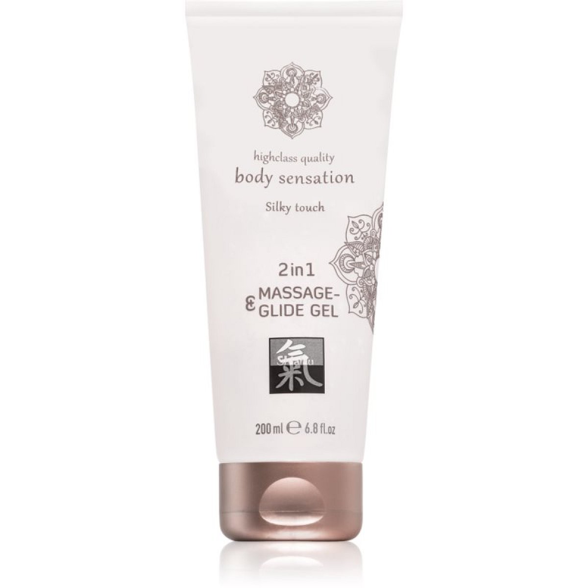 HOT Shiatsu Silky touch 2in1 masážní a lubrikační gel 200 ml