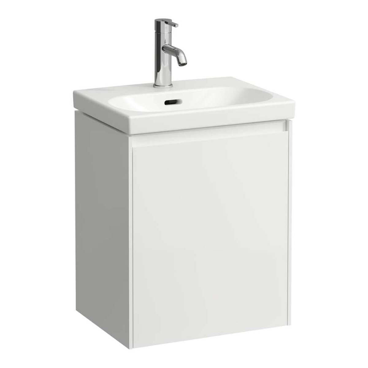 Laufen Lani - Umyvadlová skříňka, 44x34x52 cm, 1 dvířka, panty vpravo, matná bílá H4035021122601