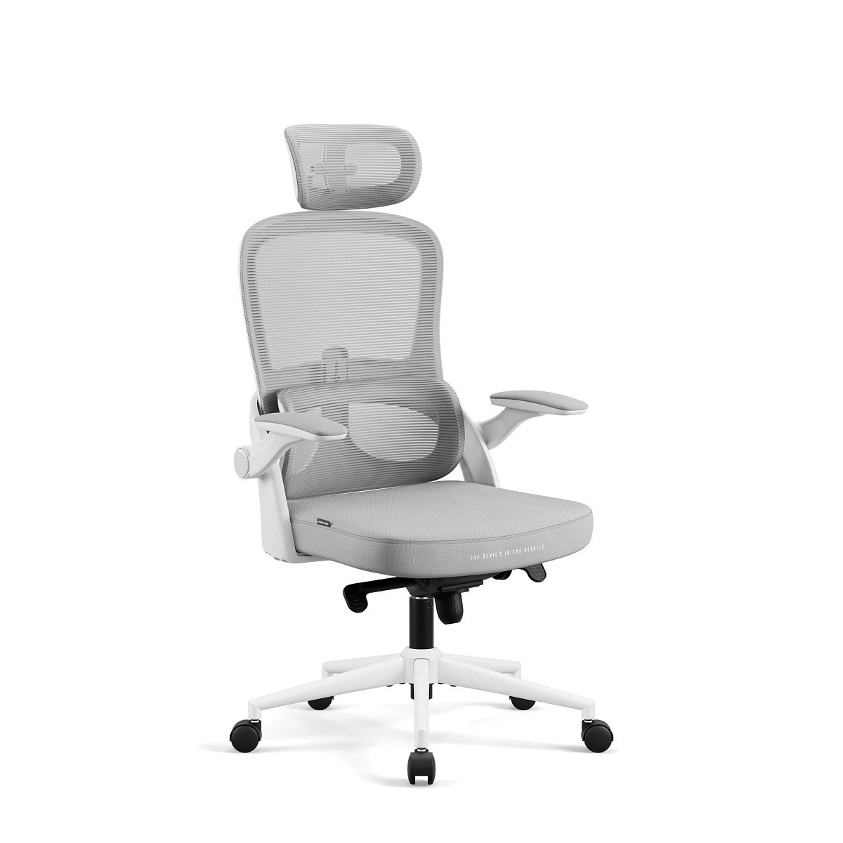 Ergonomická kancelářská židle světle šedá Diablo V-Light