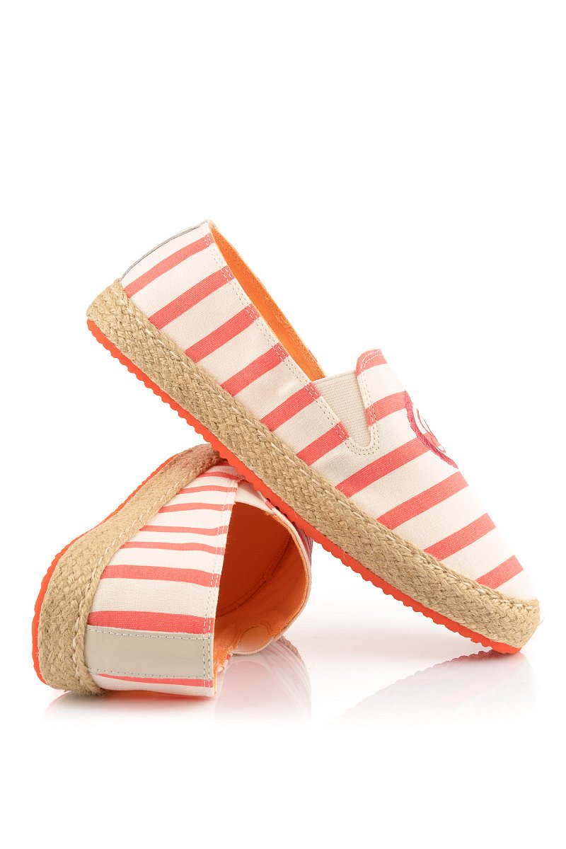 ESPADRILKY GANT RAFFIAVILLE OFFWHT./ORANGE