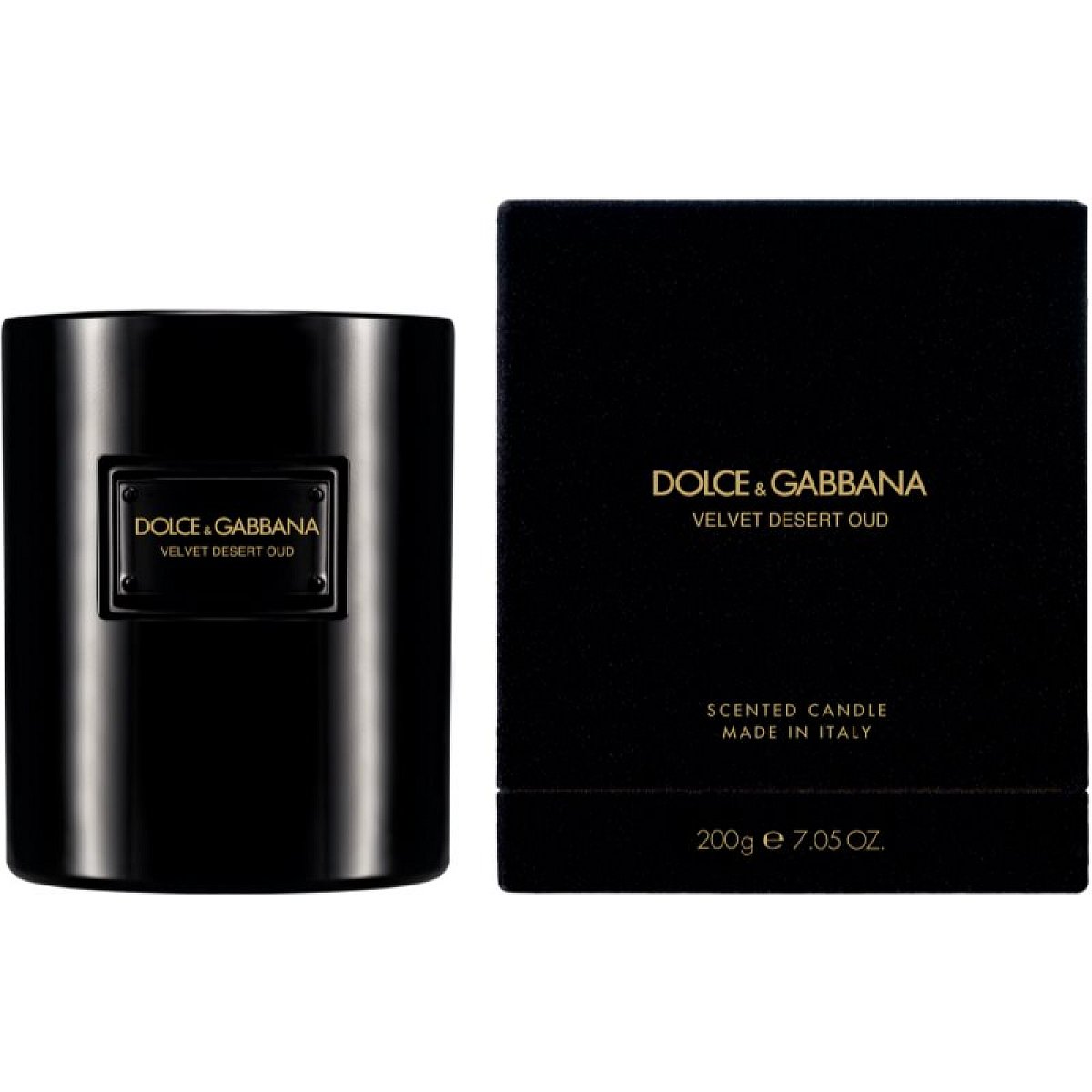 Dolce&Gabbana Velvet Desert Oud Scented Candle vonná svíčka 200 g