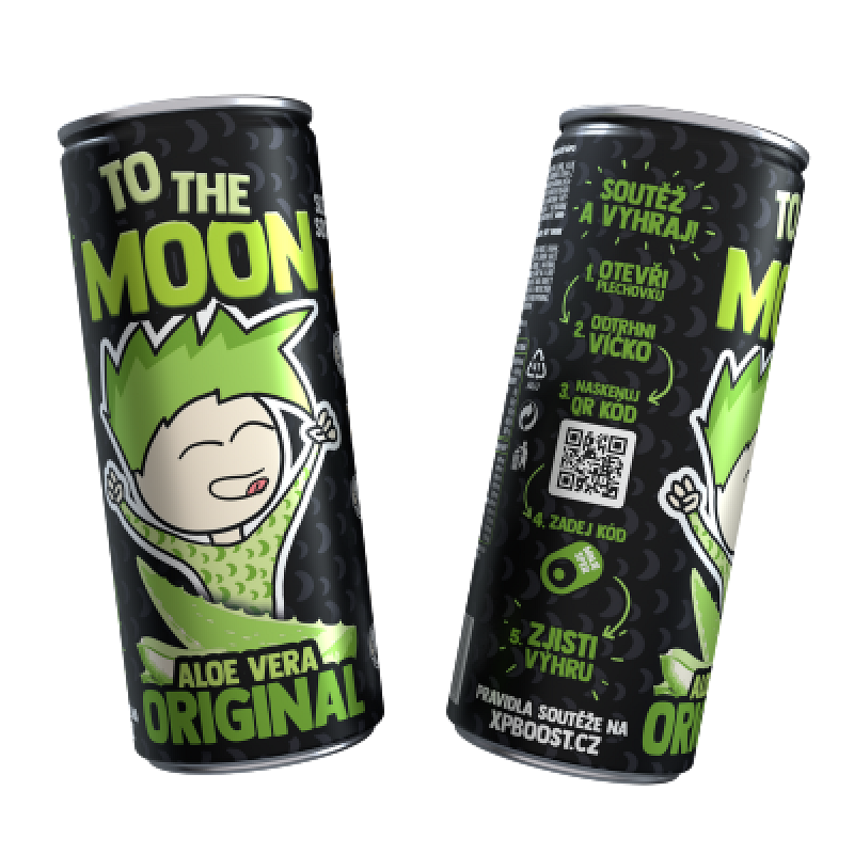 Mr. Moon ovocný nealkoholický nápoj s Aloe Vera - 0,25l