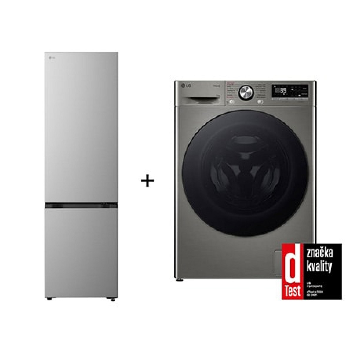 SET - LG Chadnička GBBS322APY + LG Pračka FSR7A04PG