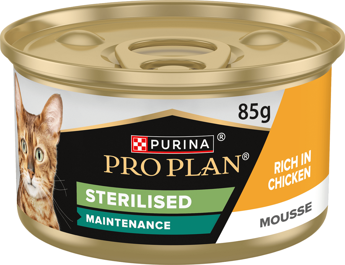 Konzerva Pro Plan Cat Sterilised s kuřetem 85 g