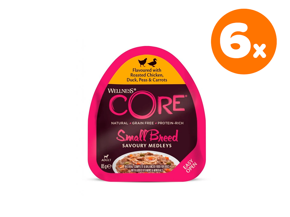 Dárek pro psy – 6 konzerv Wellness Core
