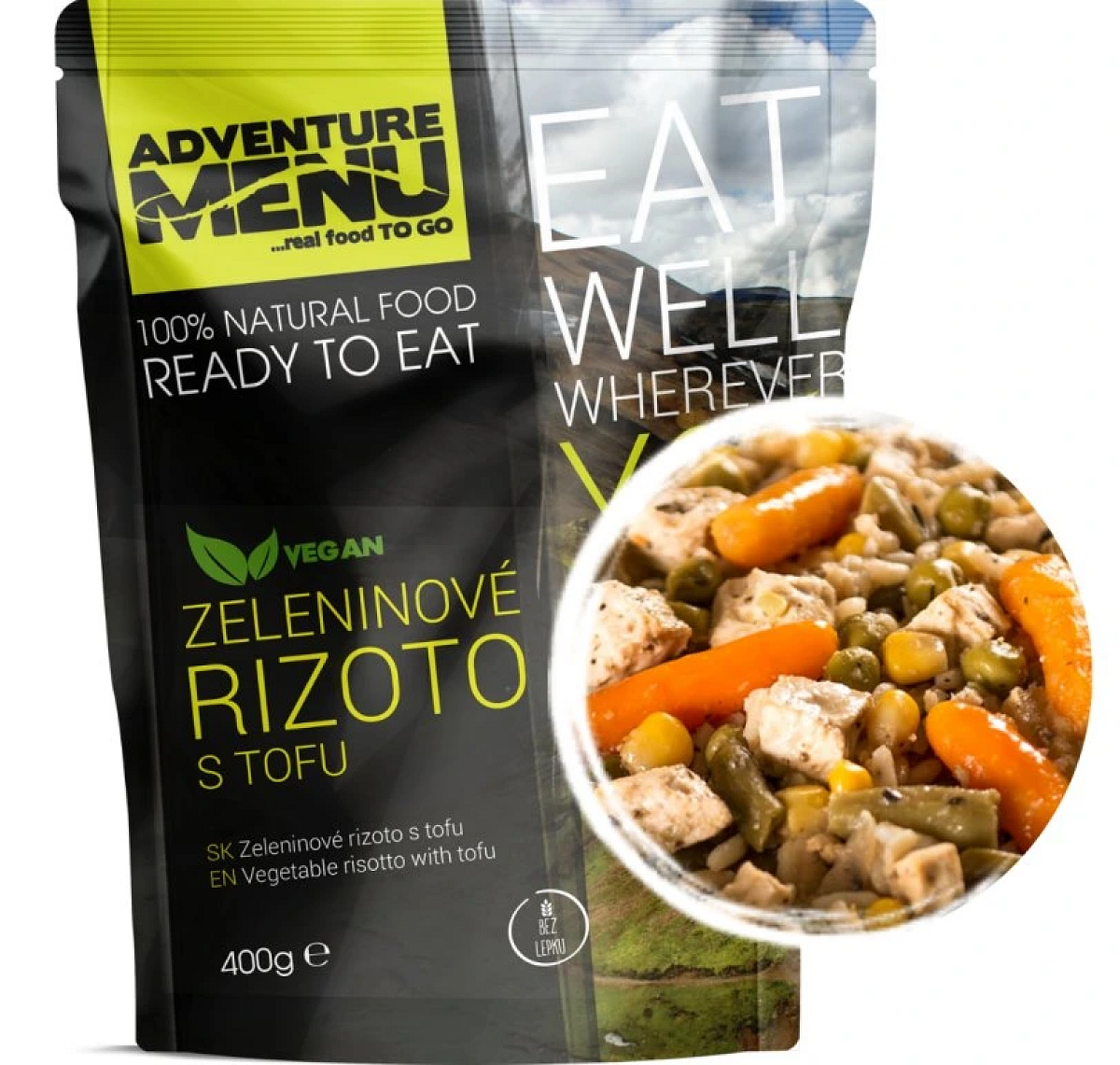 Adventure menu zeleninové rizoto s tofu 400 g