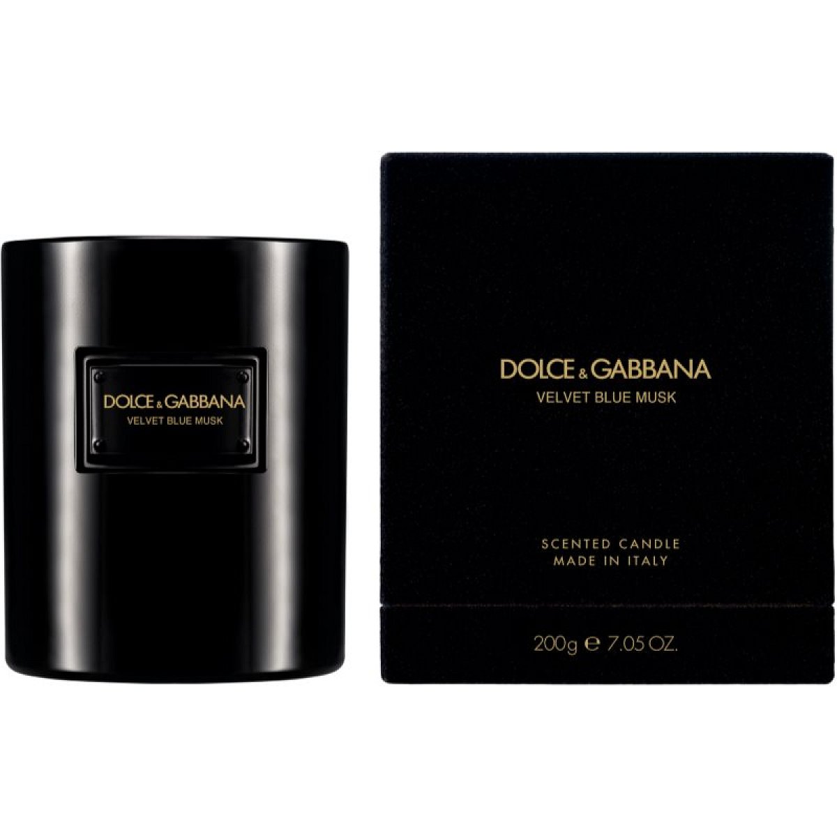 Dolce&Gabbana Velvet Blue Musk Scented Candle vonná svíčka 200 g