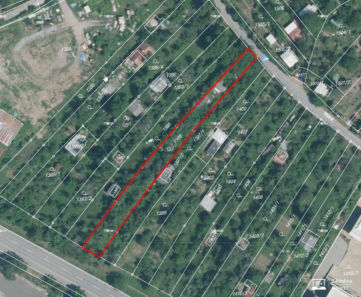 Stavební pozemek 907 m2