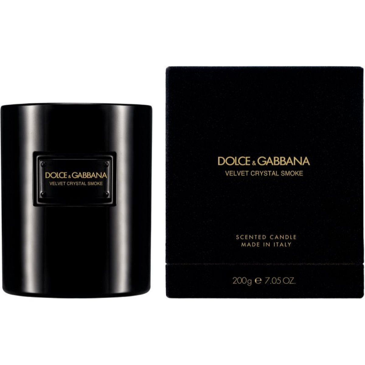 Dolce&Gabbana Velvet Crystal Smoke Scented Candle vonná svíčka 200 g