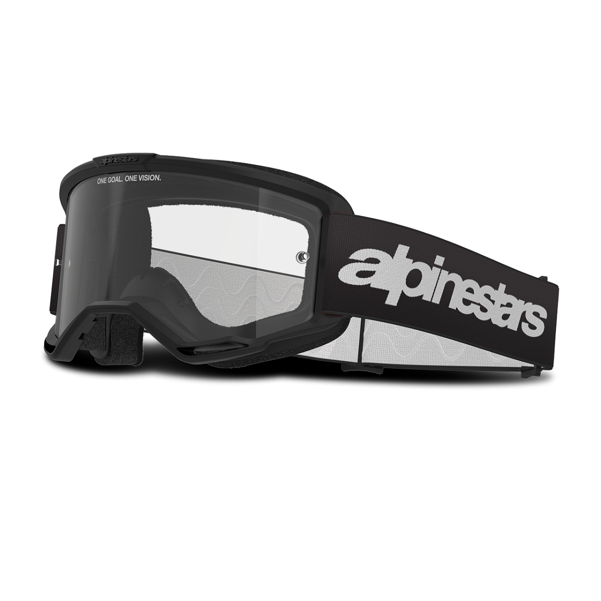 Motokrosové Brýle Alpinestars Vision 3 Wordmark Černá