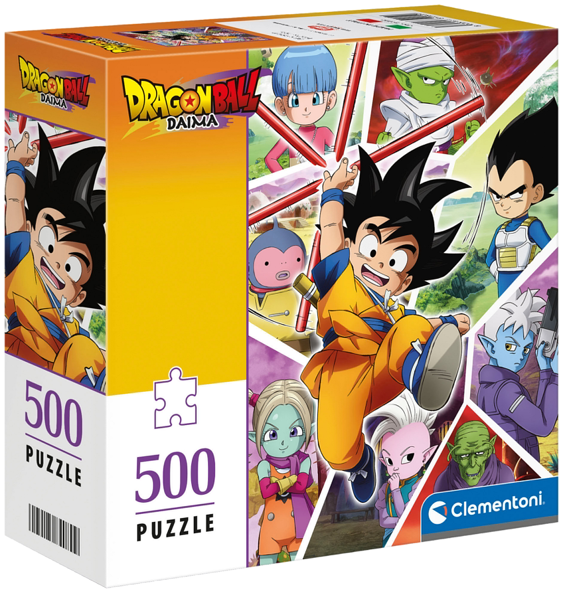 Clementoni Puzzle Dragon Ball / One Piece, 500 dílků (Dragonball – Útok)