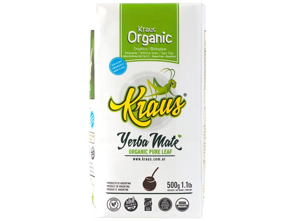 Yerba maté Kraus Organic Pure Leaf 500 g