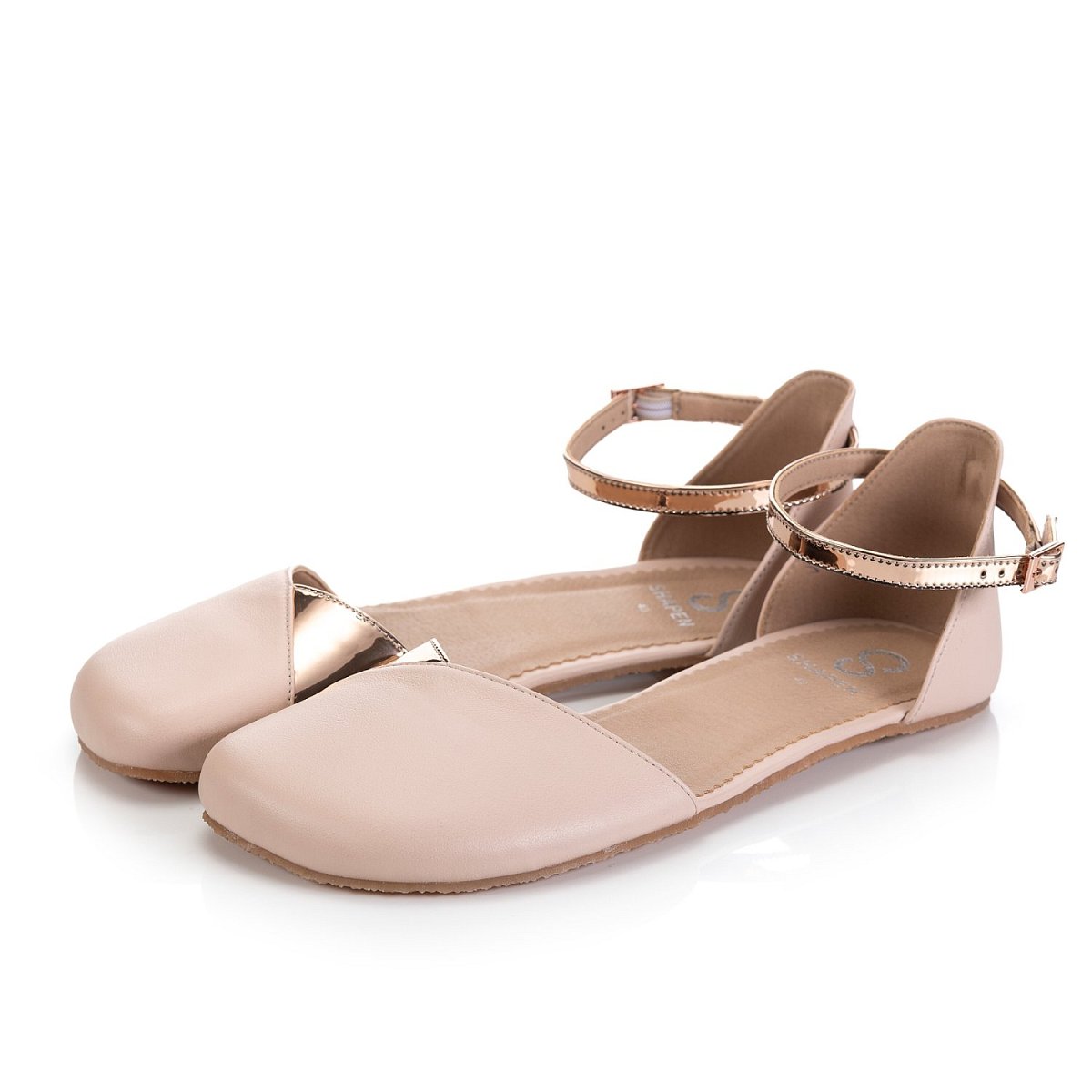 Barefoot sandály POPPY Rose Gold