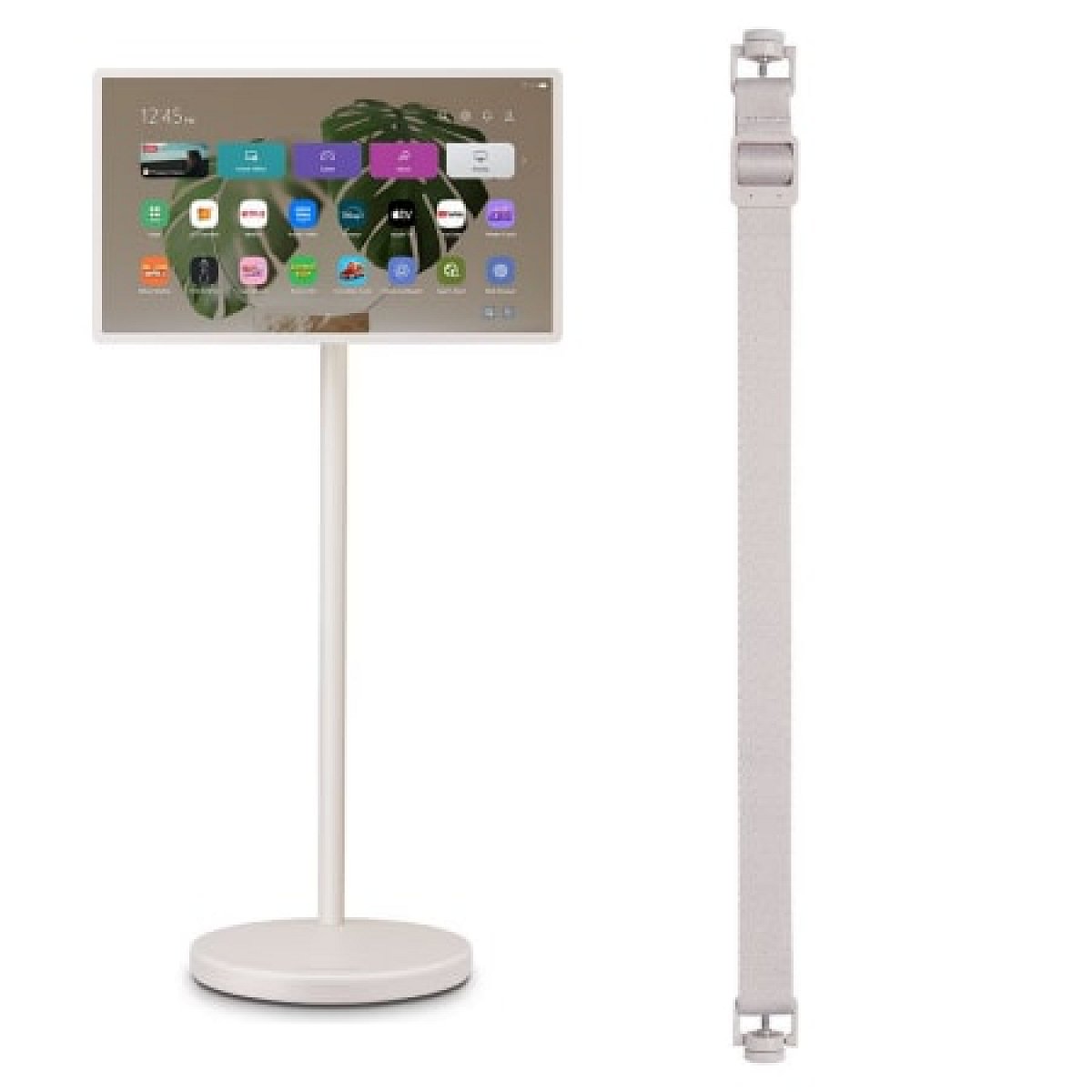 SET - 27" super přenosný dotykový displej LG StanbyME 2 + popruh pro přenášení a držák na stěnu
