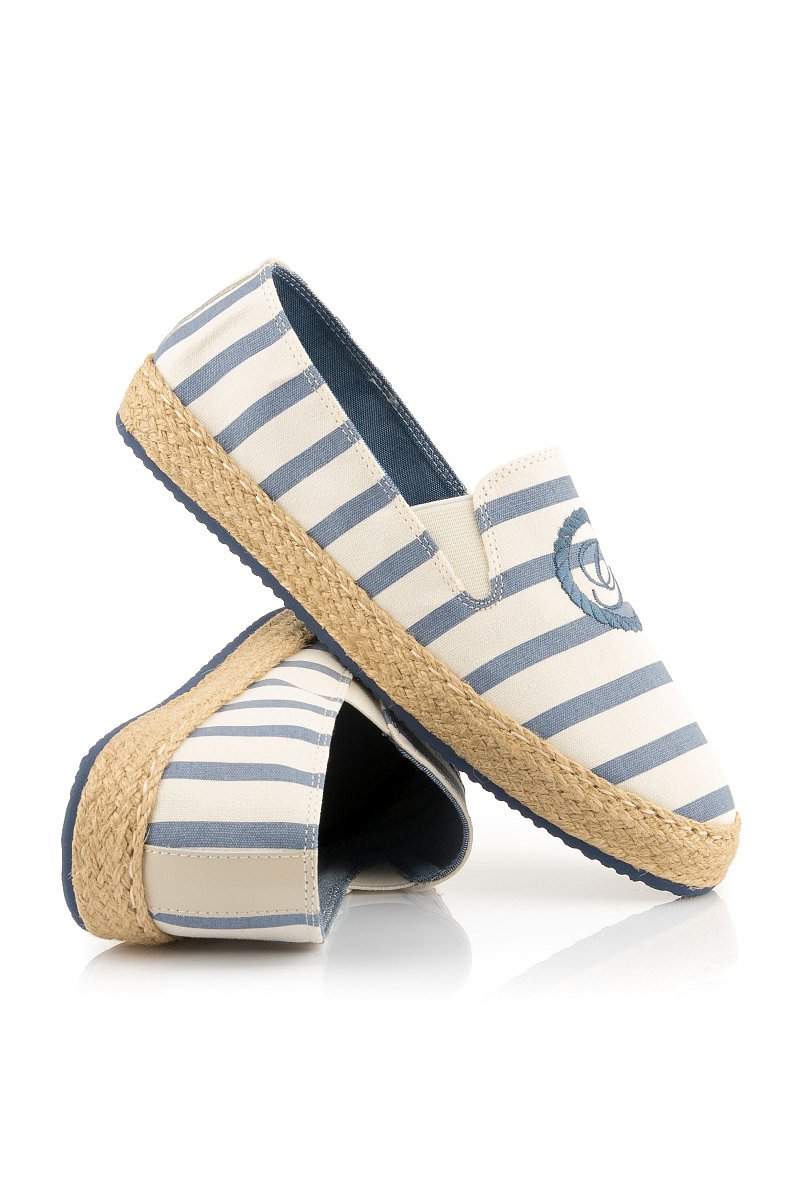 ESPADRILKY GANT RAFFIAVILLE OFF WHT/BLUE